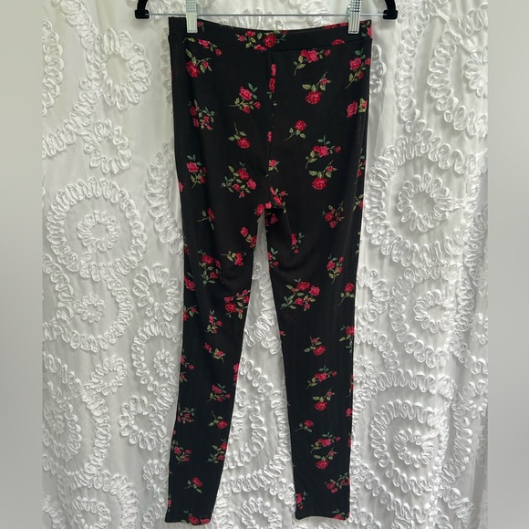 For Love and Lemons Pointelle Black Rose Floral PJ Set - Picture 4 of 4